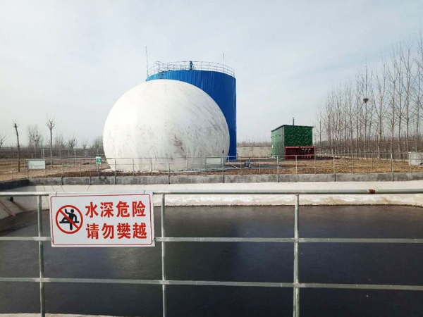 山東高密1000方沼氣工程