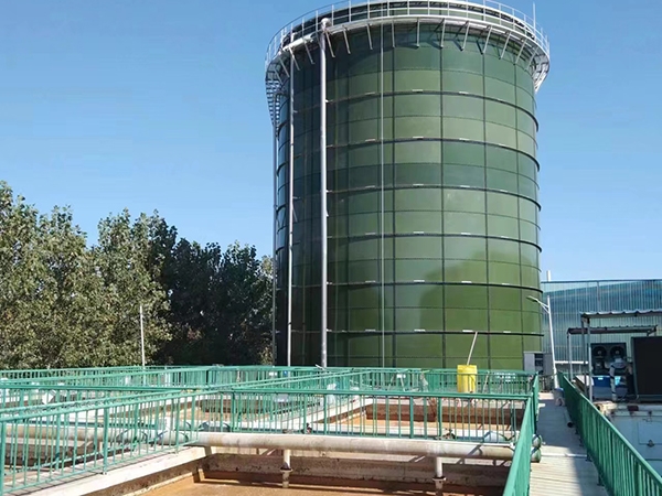 安徽4000方搪瓷拼裝罐污水處理項目投入運行